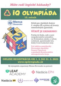 IQ Olympiáda – 12. ročník